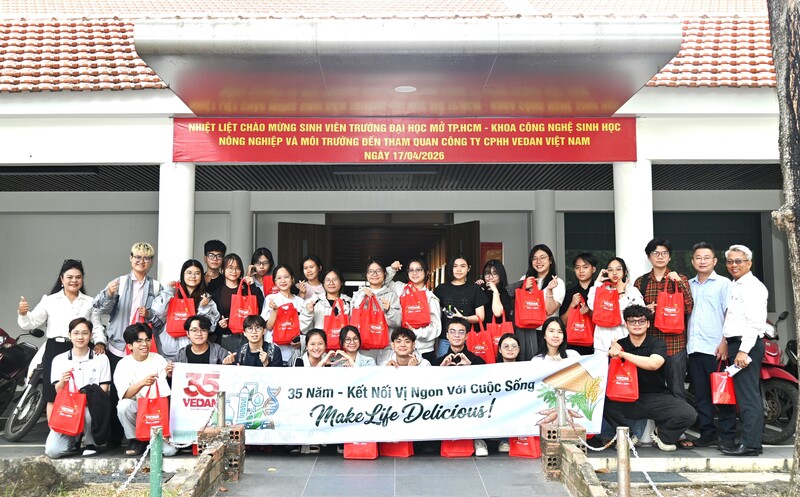 Trường Đại học Mở TP. Hồ Chí Minh (khoa Công nghệ Sinh học Nông nghiệp và Môi trường) tham quan Vedan.