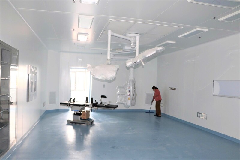 Công trình sẽ giúp nâng cao chất lượng chăm sóc sức khỏe và góp phần giảm tải cho các tuyến trên. Ảnh: Diễm Phúc