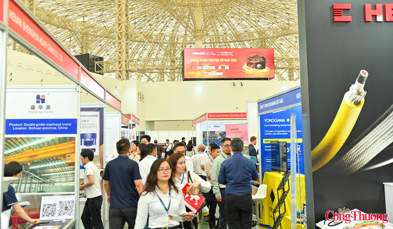Tại Triển lãm Mining & Construction Vietnam 2026 diễn ra từ ngày 21 - 23/4 tại Hà Nội, các công nghệ bảo đảm an toàn lao động trong khai thác mỏ đang trở thành điểm nhấn đáng chú ý, thu hút sự quan tâm của đông đảo doanh nghiệp và chuyên gia.