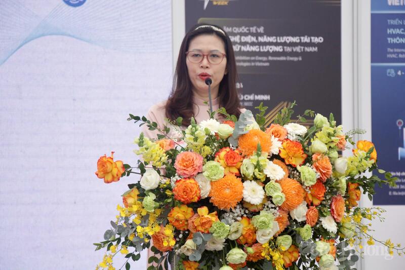 Bà Nguyễn Thị Phương Yến - Phó Giám đốc Trung tâm Thông tin năng lượng và Phát triển thị trường điện lực (EAVCED). Ảnh: P.C