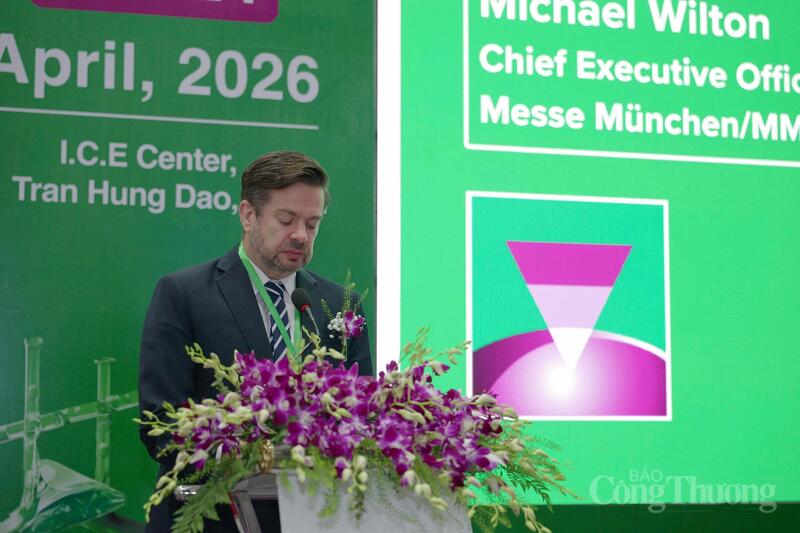 Ông Michael Wilton - Tổng Giám đốc MMI Asia phát biểu tại sự kiện. Ảnh: NH