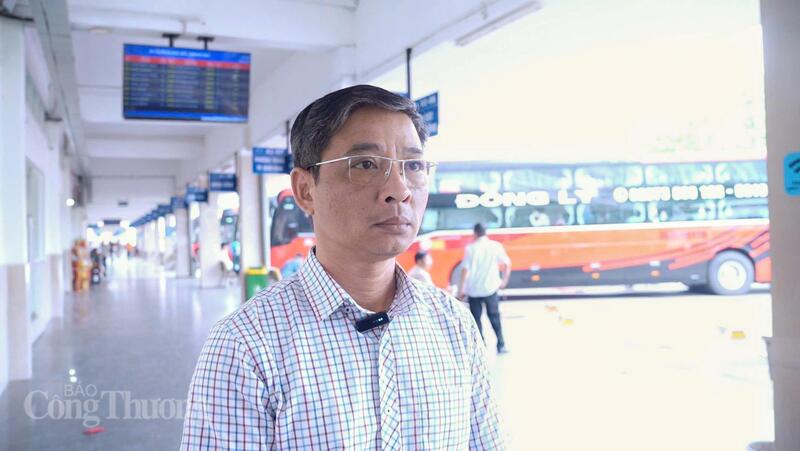 Ông Trần Mạnh Hà, Phó Giám đốc Bến xe Giáp Bát. Ảnh: T.D