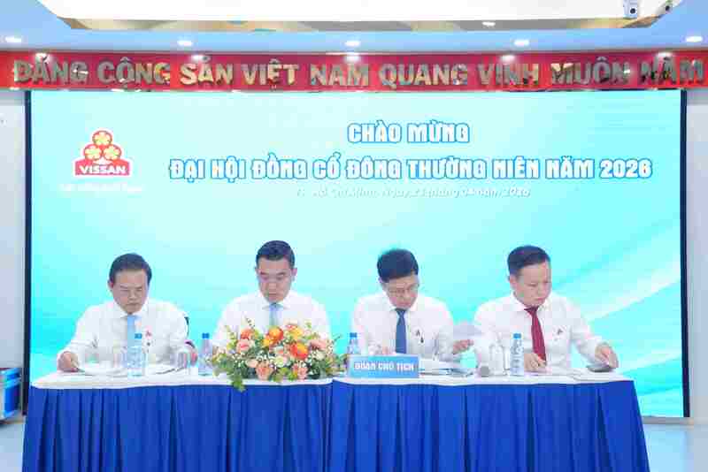 Vissan tổ chức phiên họp Đại hội đồng cổ đông thường niên năm 2026.
