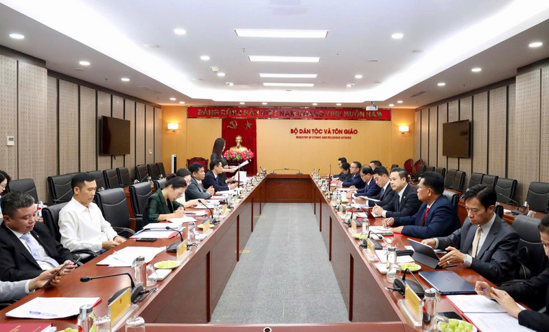 Toàn cảnh buổi hội đàm. Ảnh: bdttg.gov.vn