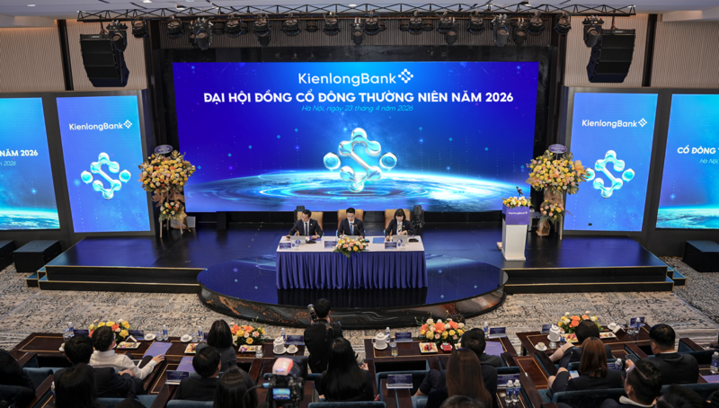 Toàn cảnh ĐHĐCĐ thường niên KienlongBank năm 2026