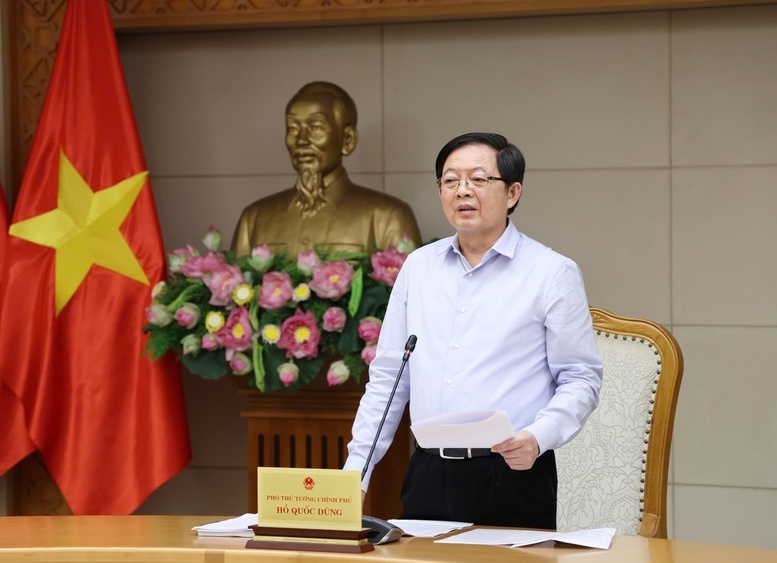 Phó Thủ tướng Hồ Quốc Dũng giao Bộ Nông nghiệp và Môi trường chủ trì phối hợp xây dựng "Cuốn sổ tay hướng dẫn thực hiện Chương trình MTQG" - Ảnh: VGP/Gia Huy