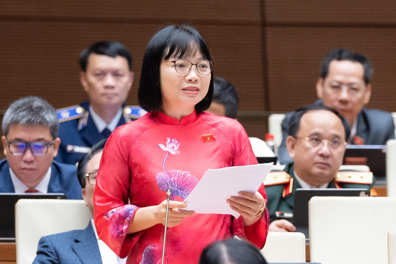 Đại biểu Nguyễn Thị Việt Nga - đoàn Hải Phòng