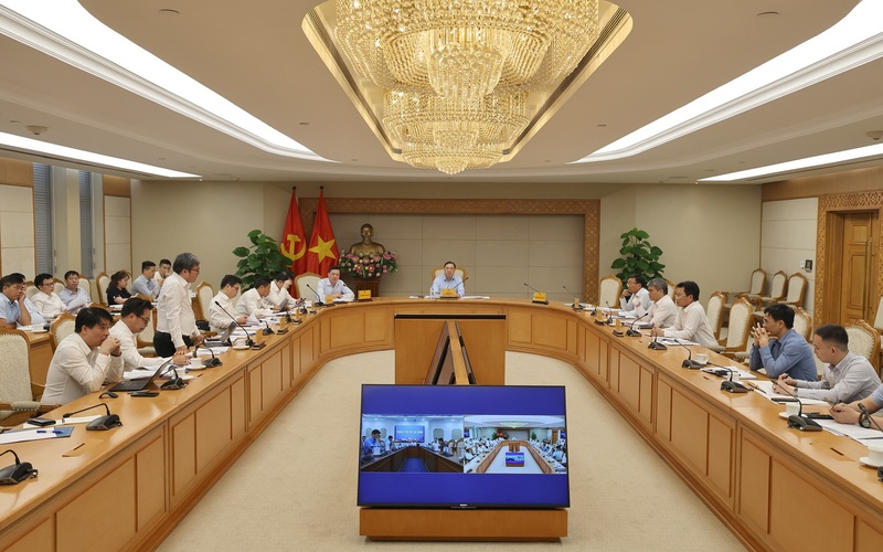 Đại diện các bộ, ngành, địa phương và đơn vị liên quan tham dự cuộc họp. Ảnh: VGP/Phương Nguyên