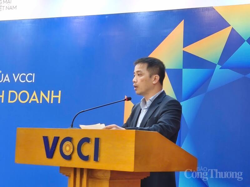 Ông Đậu Anh Tuấn - Phó Tổng thư ký VCCI phát biểu tại sự kiện. Ảnh minh hoạ