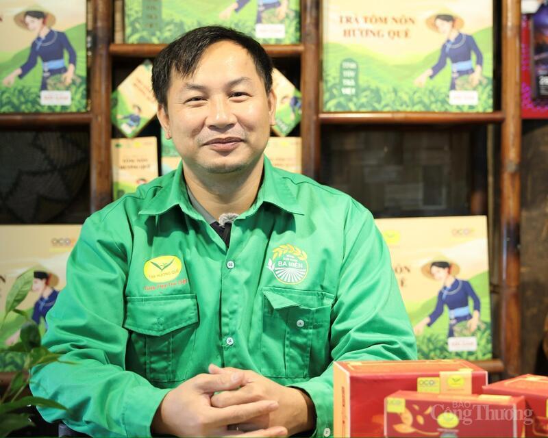 Ông Tống Văn Viện, Chủ tịch kiêm Giám đốc Hợp tác xã nông sản Phú Lương.