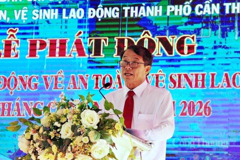 Ông Nguyễn Văn Khởi - Phó Chủ tịch UBND TP. Cần Thơ phát biểu tại buổi lễ.