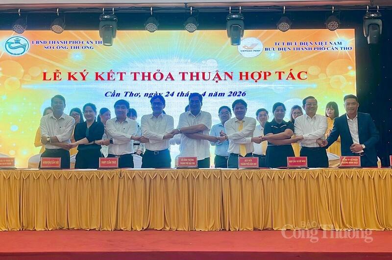 Ký Kết Biên bản ghi nhớ giữa Bưu điện TP. Cần Thơ và các doanh nghiệp.