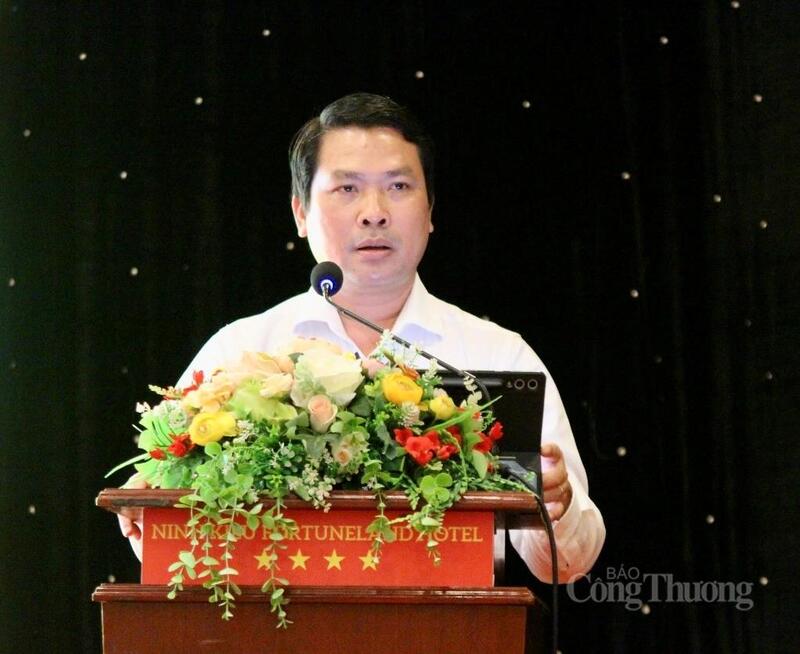 Ông Hà vũ Sơn, Giám đốc Sở Công Thương TP. Cần Thơ phát biểu tại hội nghị.