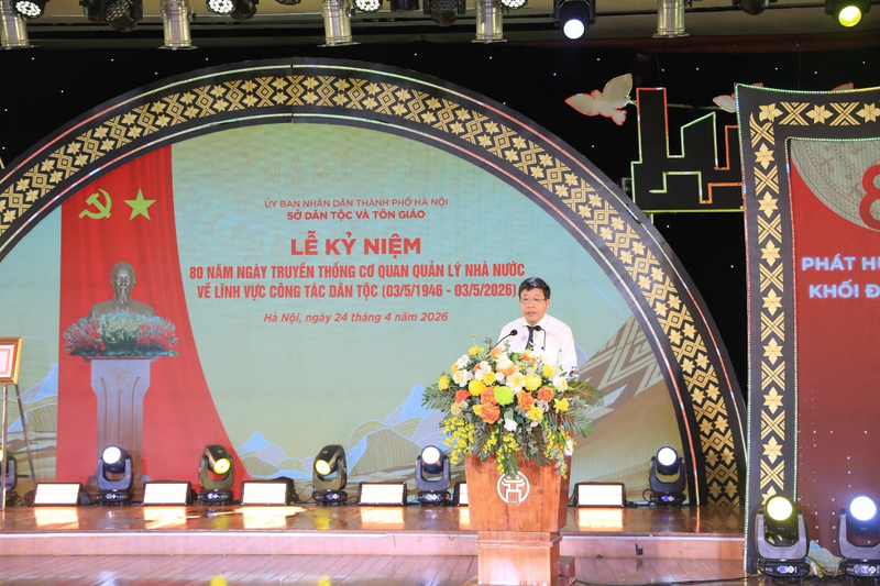 Đồng chí Dương Đức Tuấn, Ủy viên Ban Thường vụ Thành ủy, Phó Chủ tịch Thường trực UBND thành phố Hà Nội phát biểu chỉ đạo