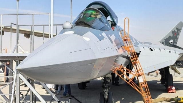 Máy bay chiến đấu Su-57E. Ảnh: TASS