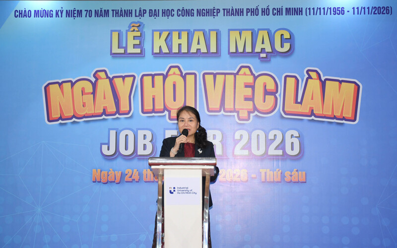 PGS.TS Đàm Sao Mai - Phó Hiệu trưởng Trường Đại học Công nghiệp TP. Hồ Chí Minh. Ảnh: Minh Khuê.