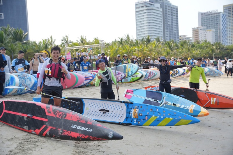 Các trò chơi thể thao biển góp phần tăng sức nóng cho chuỗi hoạt động du lịch biển năm nay. Ảnh: BQL Bán đảo Sơn Trà.