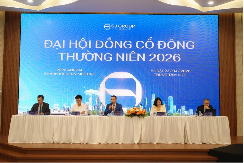 Đại hội đồng cổ đông thường niên 2026 của SJ Group. Ảnh: Trân Nguyễn