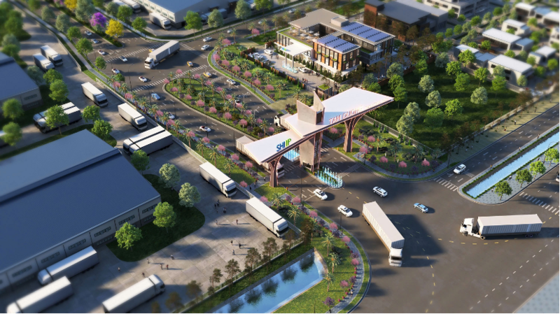 Phối cảnh dự án bất động sản công nghiệp SHI IP Tam Dương của Sơn Hà