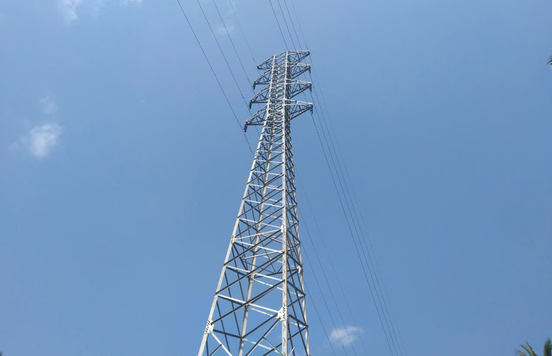 Công trình Đường dây 110kV Phú Thuận - Bình Đại, tỉnh Vĩnh Long đang vận hành sau khi đóng điện ngày 22/4/2026. Ảnh: EVNSPC.