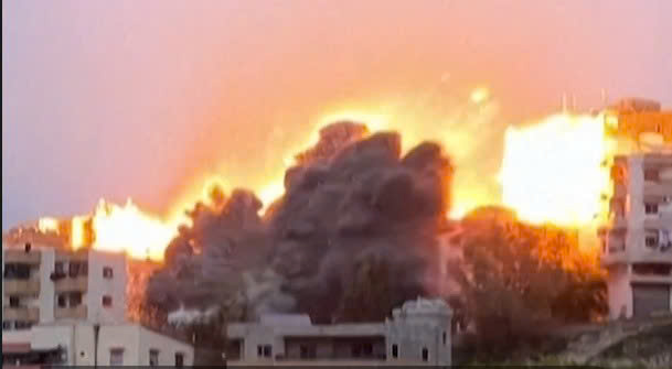 Các đợt tấn công mới nhất của Israel diễn ra bất chấp thỏa thuận ngừng bắn do Mỹ làm trung gian với Hezbollah ở Lebanon. (Nguồn: Al Jazeera)