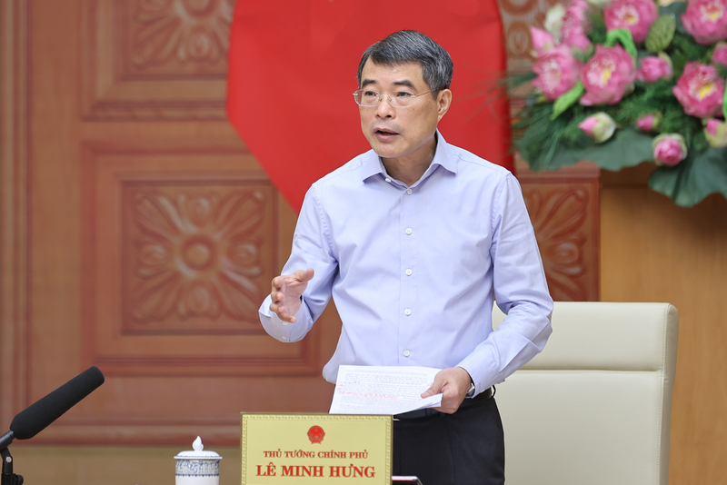 Thủ tướng Lê Minh Hưng chủ trì cuộc làm việc với Bộ Giáo dục và Đào tạo - Ảnh: VGP/Nhật Bắc