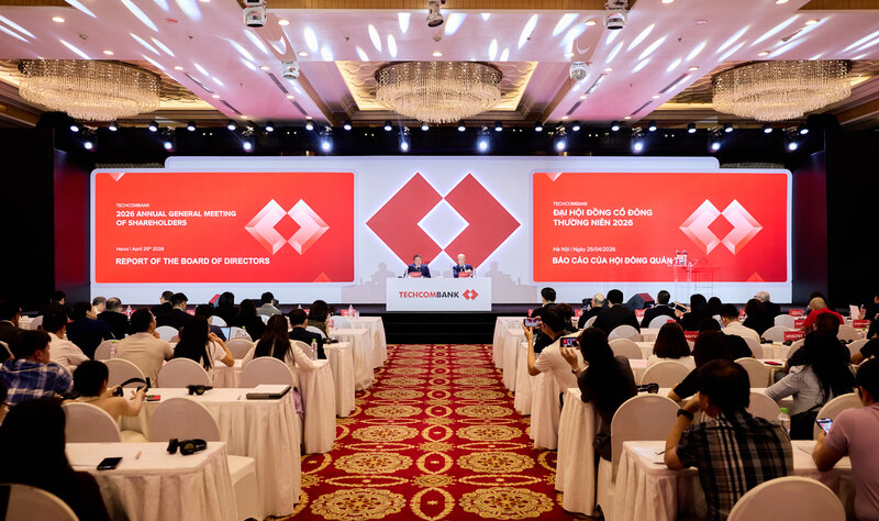 Đại hội đồng cổ đông thường niên năm 2026 của Techcombank.