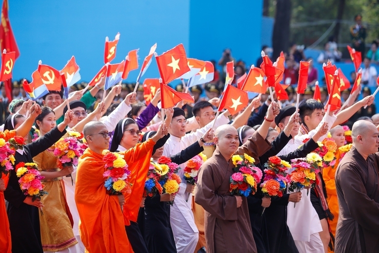Đồng bào có đạo là bộ phận máu thịt của dân tộc Việt Nam, của khối đại đoàn kết toàn dân tộc.