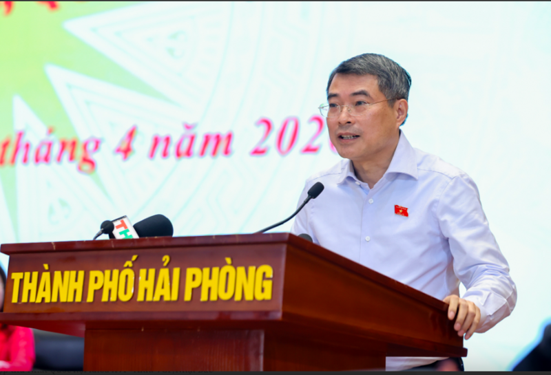 Thủ tướng Chính phủ Lê Minh Hưng trân trọng cảm ơn, ghi nhận và đánh giá cao những ý kiến tâm huyết của cử tri mà qua đó, Thủ tướng Chính phủ và các đại biểu Quốc hội càng ý thức được trọng trách của mình - Ảnh: VGP/Nhật Bắc