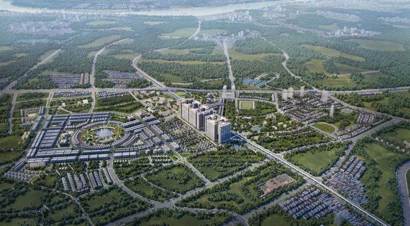 Dự án The Flame Vine hưởng lợi từ Đại lộ Tây Thăng Long (Ảnh: CĐT)