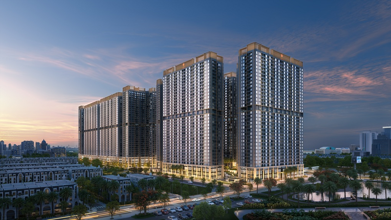 The Flame Vine hội tụ “hai lớp giá trị”: vừa hưởng lợi từ cú hích của trục xương sống Tây Thăng Long, vừa được nâng đỡ bởi hệ sinh thái của toàn bộ khu đô thị Hinode Royal Park (Ảnh: CĐT)