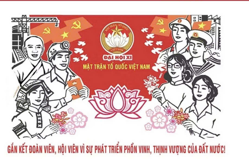 Đại hội đại biểu toàn quốc Mặt trận Tổ quốc Việt Nam lần thứ XI, nhiệm kỳ 2026 - 2031 sẽ diễn ra từ ngày 11-13/5/2026 tại Hà Nội. Ảnh: MTTQVN