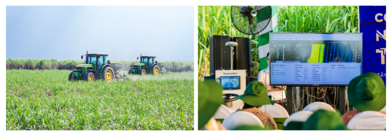 Các giải pháp dịch vụ nông nghiệp ứng dụng công nghệ cao của AgriS đang được ứng dụng rộng rãi trên các vùng nguyên liệu.