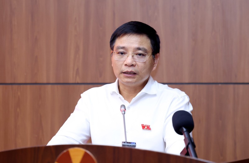 Phó Thủ tướng Nguyễn Văn Thắng phát biểu tại cuộc tiếp xúc cử tri - Ảnh: VGP/Đức Tuân