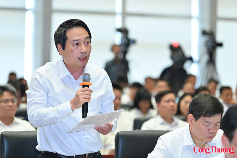 Các đại biểu phát biểu ý kiến tại hội nghị. Ảnh: Nam Nguyễn