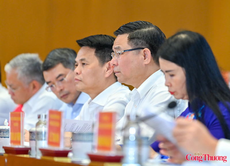 Bộ trưởng Bộ Công Thương Lê Mạnh Hùng tham dự buổi tiếp xúc cử tri tại TP. Hải Phòng.