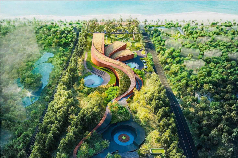 Phối cảnh dự án Bảo tàng Trường Sa.