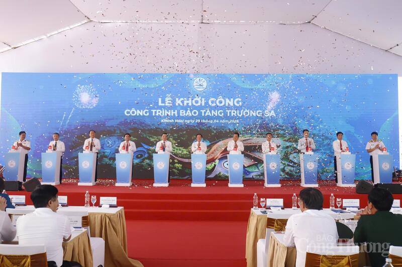 Việc khởi công Bảo tàng Trường Sa không chỉ mang ý nghĩa chính trị, lịch sử, công trình còn được kỳ vọng trở thành điểm nhấn văn hóa, du lịch đặc sắc của tỉnh Khánh Hòa. Ảnh: Xuân Ngọc