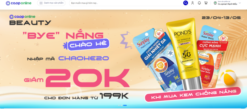 Co.op Online Beauty – Thiên đường mỹ phẩm chính hãng chuyên sâu