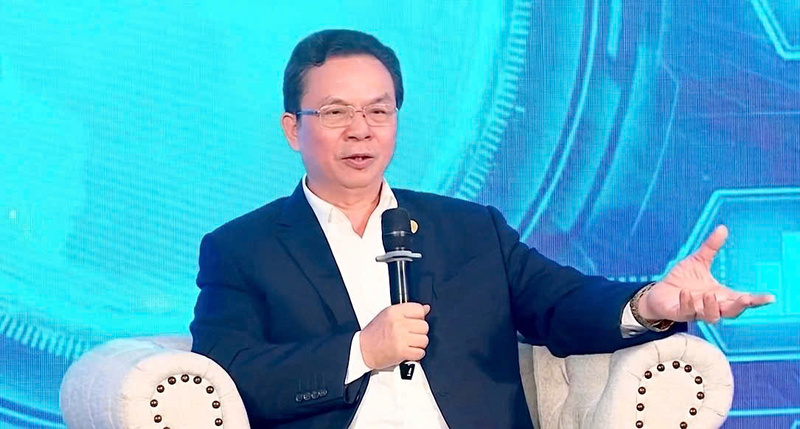 GS.TS. Hoàng Văn Cường, Phó Chủ tịch Hội Khoa học Kinh tế Việt Nam. Ảnh chụp màn hình.