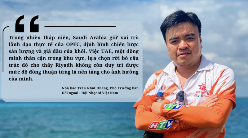 Nhà báo Trần Nhật Quang, Phó trưởng Ban Đối ngoại, Hội nhạc sĩ Việt Nam. Ảnh: Phương Trang