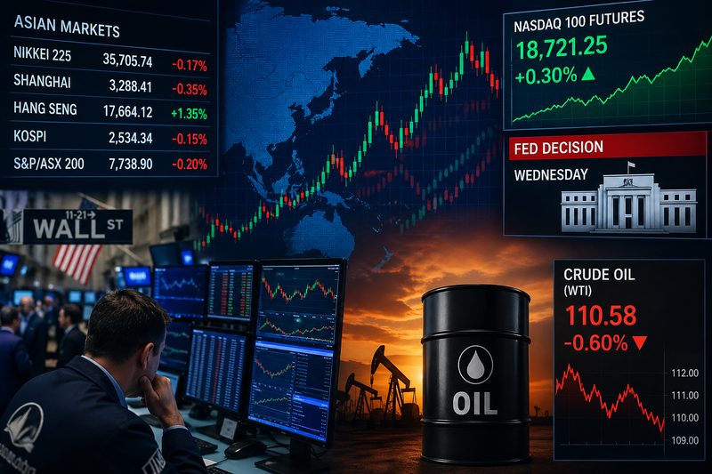 Thị trường tài chính toàn cầu biến động giằng co khi nhà đầu tư thận trọng trước các yếu tố chính sách và kết quả kinh doanh.
