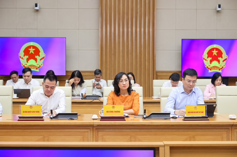 Các đại biểu tham dự cuộc làm việc - Ảnh: VGP/Nhật Bắc