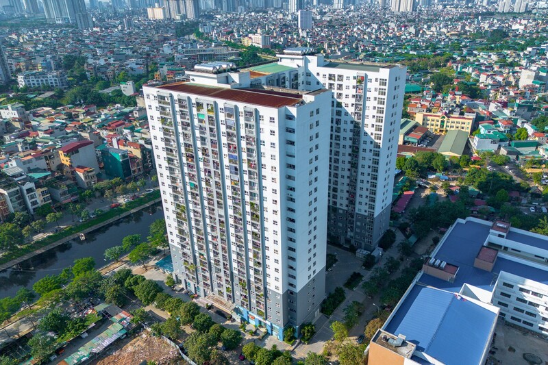 Khu nhà ở xã hội Đại Kim Building (phường Định Công, TP Hà Nội). Ảnh: Văn Đoan