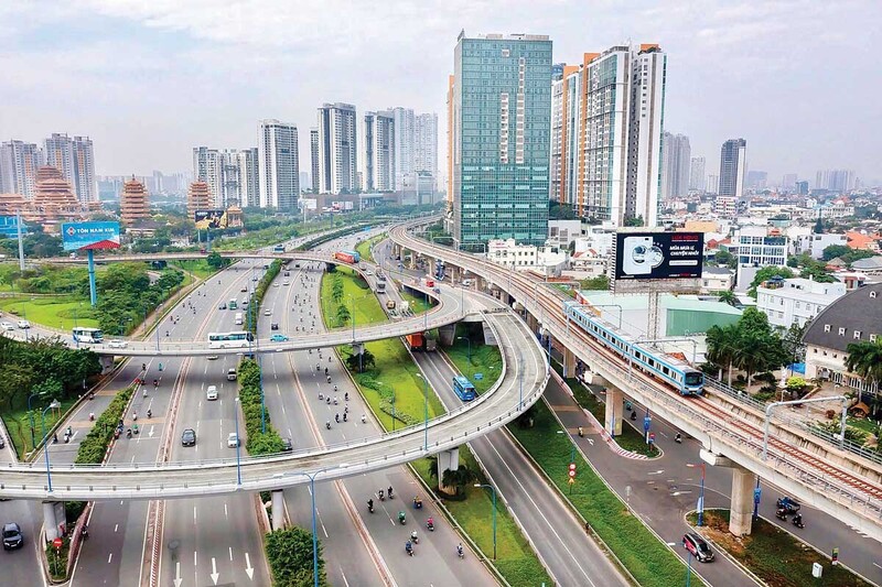 Tuyến metro số 1 - kỷ nguyên mới cho ngành đường sắt đô thị TP. Hồ Chí Minh. Ảnh: Nam Nguyễn
