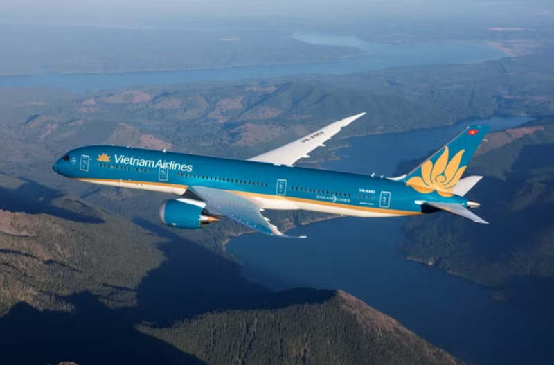 Quý I/2026, Vietnam Airlines đã khai thác gần 43 nghìn chuyến bay, phục vụ hơn 6,9 triệu lượt hành khách. Ảnh minh hoạ