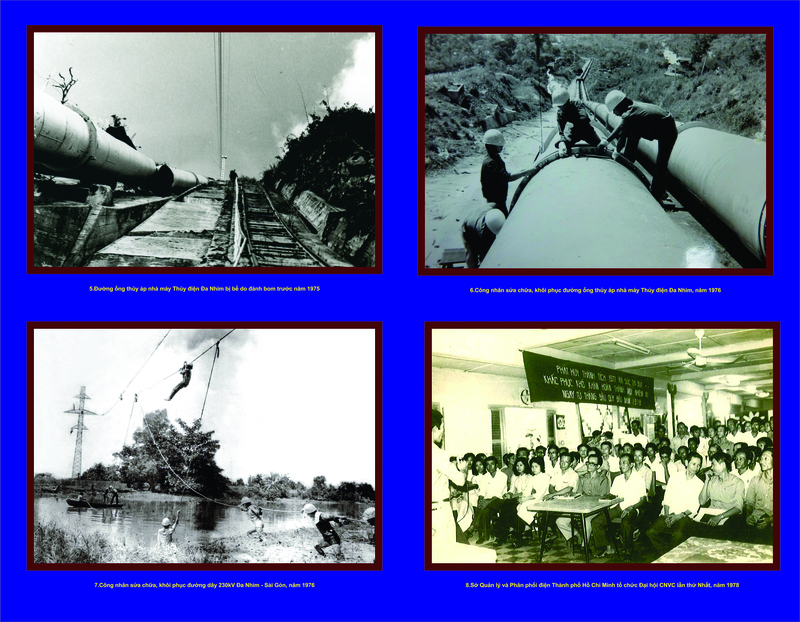 Ngành điện miền Nam sau giải phóng còn nhiều gian nan - (Ảnh: EVNSPC)