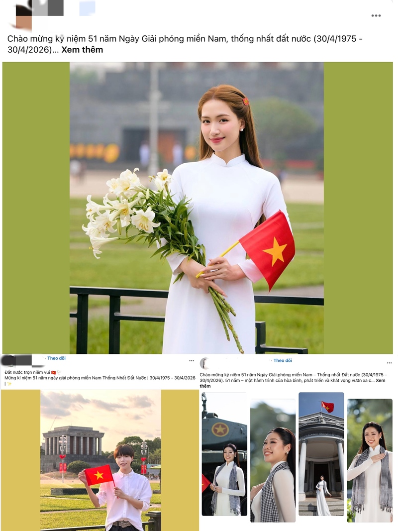 Người nổi tiếng chia sẻ những hình ảnh kỷ niệm 51 năm Ngày Giải phóng miền Nam, thống nhất đất nước nhận được nhiều sự quan tâm, yêu thích.