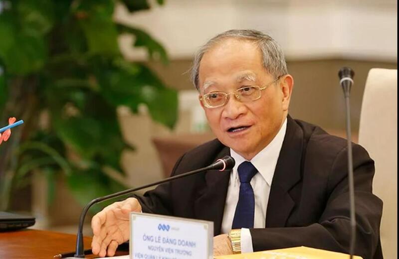 TS. Lê Đăng Doanh, chuyên gia kinh tế. Ảnh: N.H