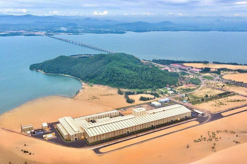Nhà máy thép Hoa Sen Nhơn Hội - Bình Định.